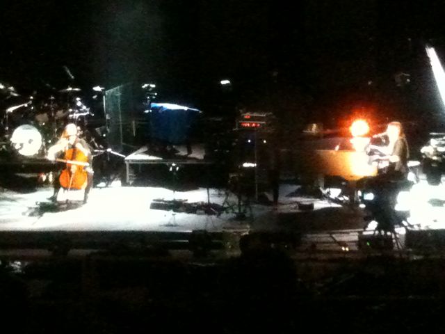   Swedish artist Jennie Abrahamson got first crack at the beautiful piano as the opening act. Apparently, this was her first U.S. performance ever. What a place to debut! (Also, I hope that the rest of America and its musical venues don’t disappoint her.)  